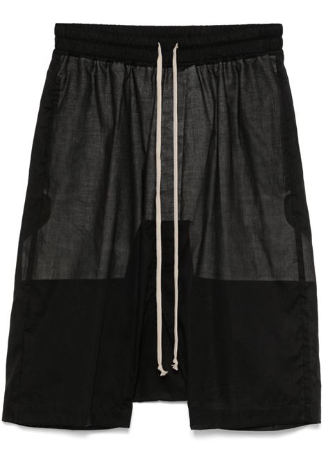 Shorts Pods in nero Rick owens - uomo